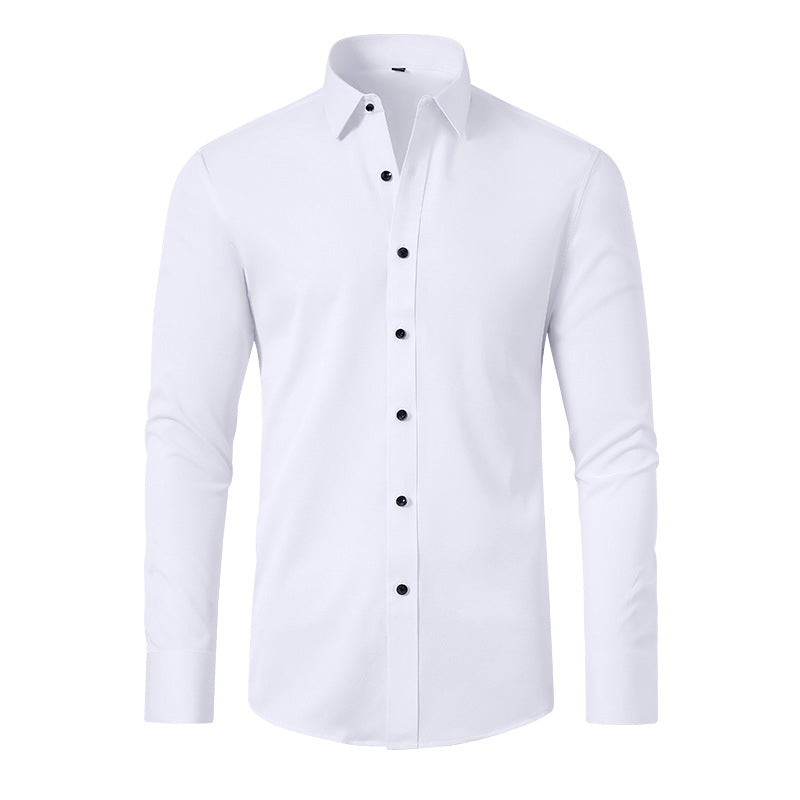 Adrian - Elegante camisa de verano para hombre resistente a las arrugas, de fácil cuidado y con estilo