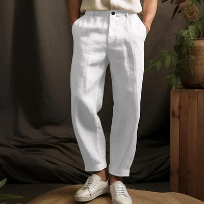 Pantalones Jonas de lino para hombre - Ligeros y transpirables