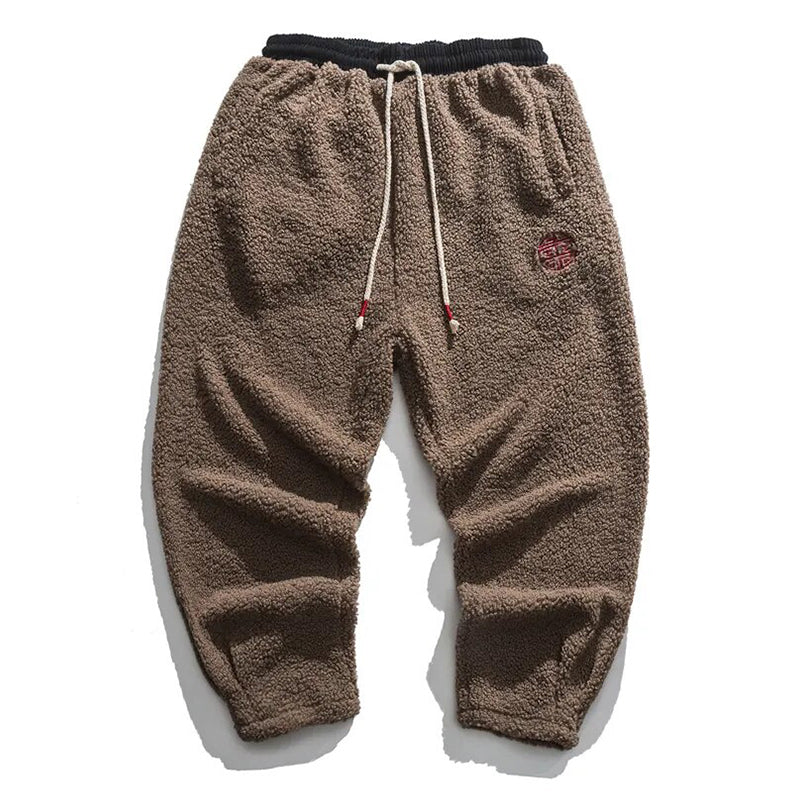 Garry - Pantalones de chándal de forro polar para hombre