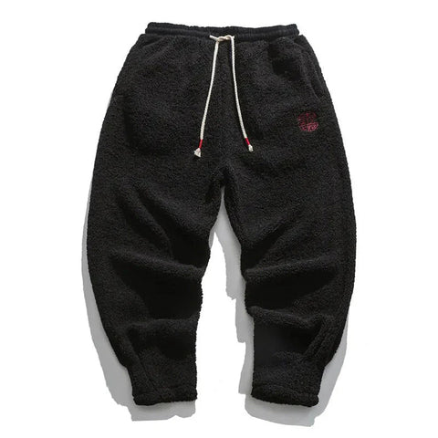 Garry - Pantalones de chándal de forro polar para hombre