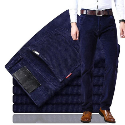 Rüdiger - Pantalones casual de pana para hombre