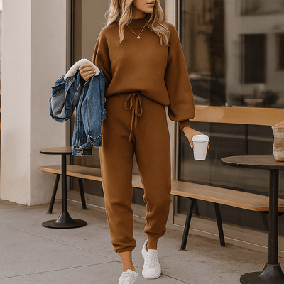 Conjunto para mujer de dos piezas efecto punto - Ameline