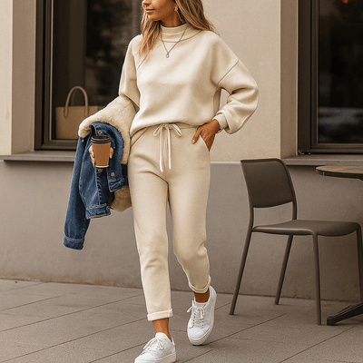 Conjunto para mujer de dos piezas efecto punto - Ameline