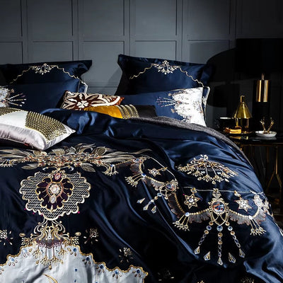 Juego de cama de algodón egipcio