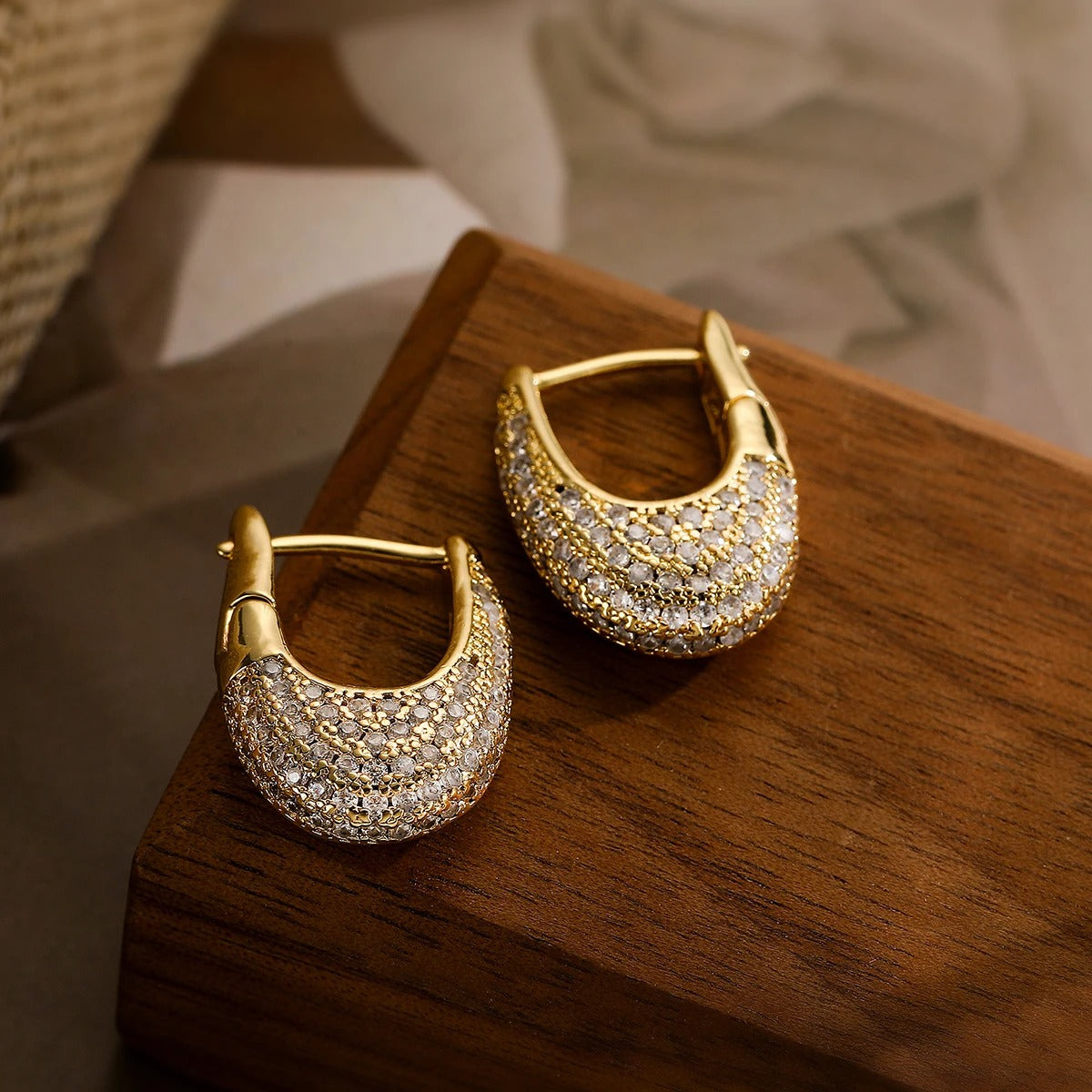 Aretes chicos de acero inoxidable