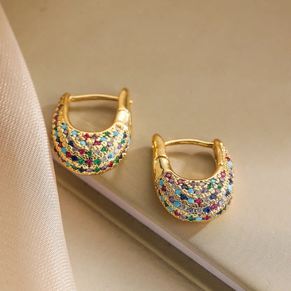 Aretes chicos de acero inoxidable