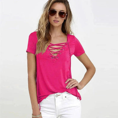 Lory - Elegante camiseta de material suave