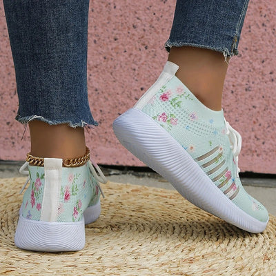 Amelia - Zapatillas de punto estampadas