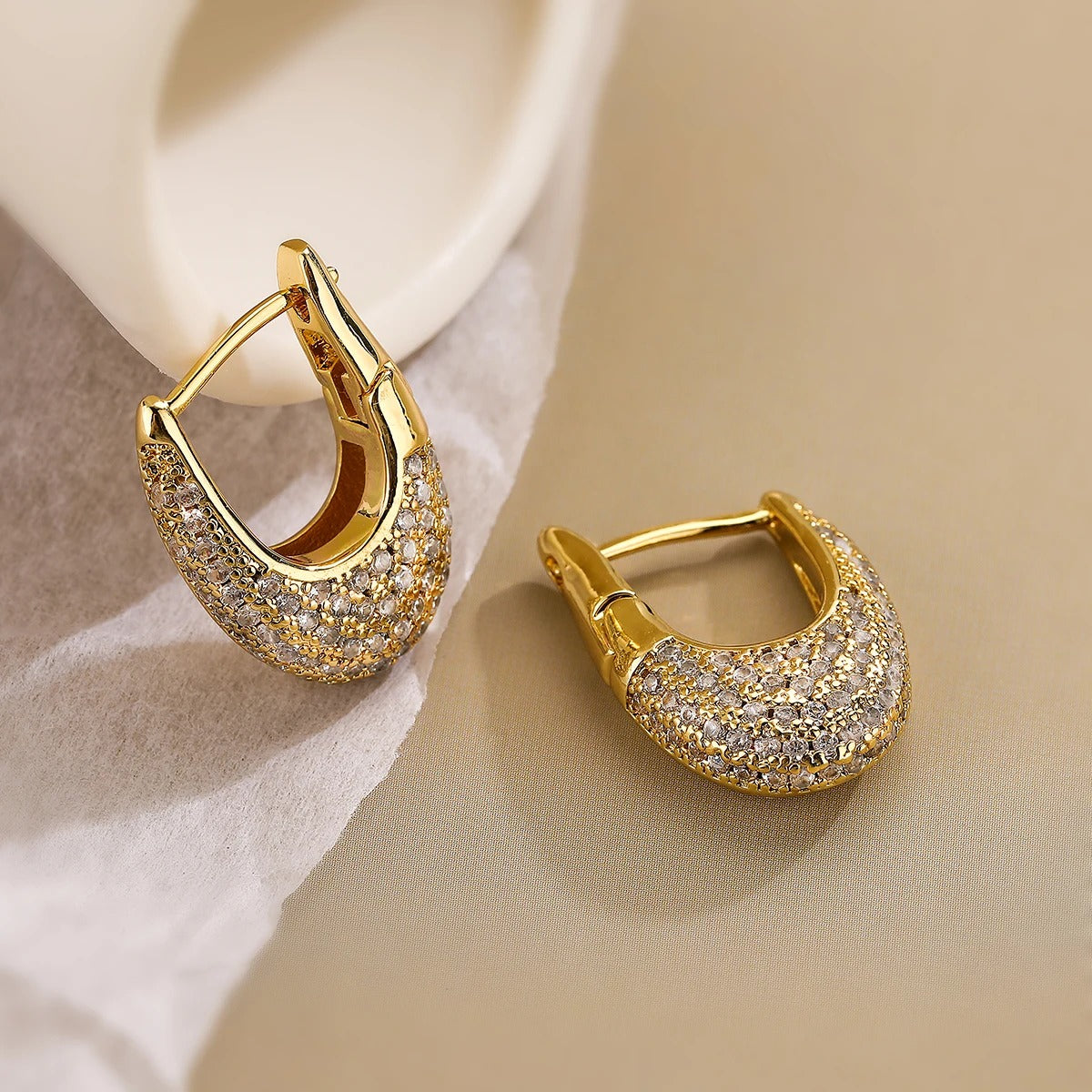 Aretes chicos de acero inoxidable