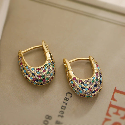 Aretes chicos de acero inoxidable
