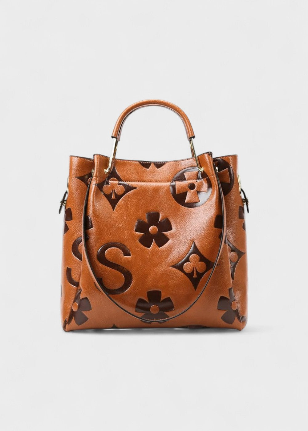 Bolso mujer shopper grabado floral - Samara