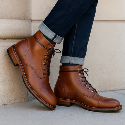 Botas para hombre estilo urbano en material sintético premium - Emerien