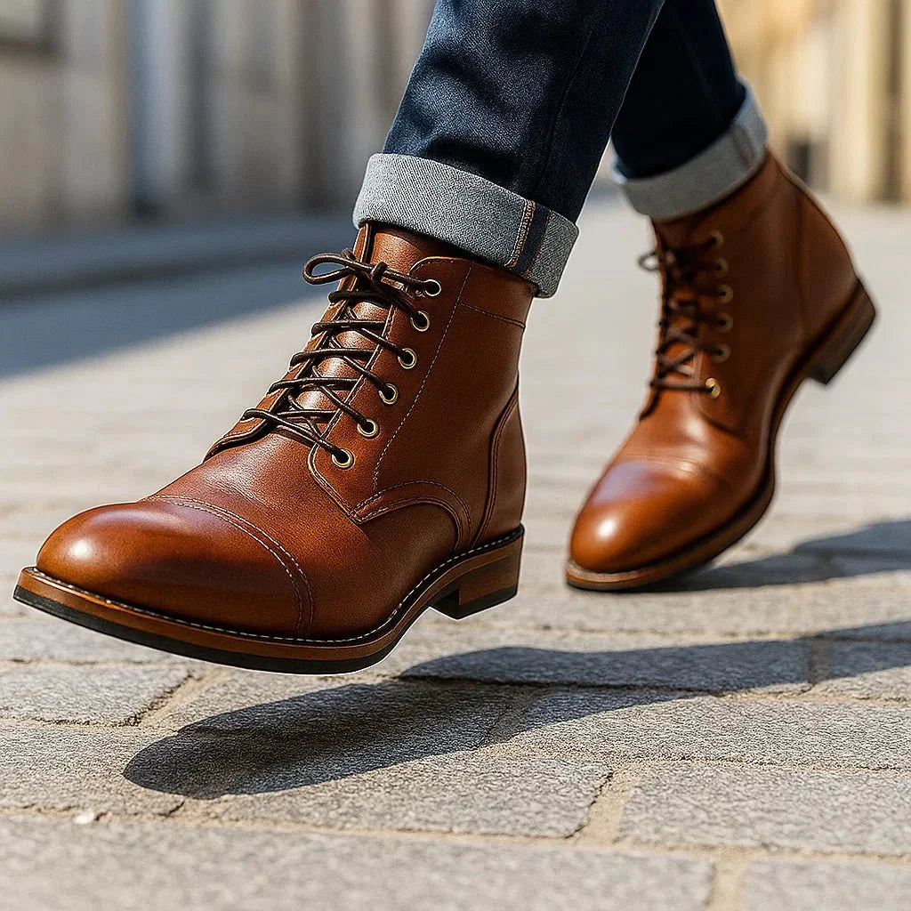 Botas para hombre estilo urbano en material sintético premium - Emerien