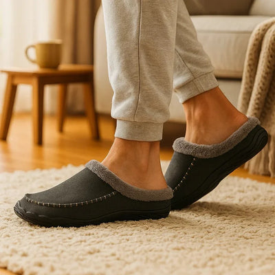 Zapatillas de casa para hombre moda de invierno - Délvor