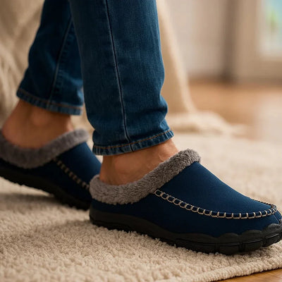 Zapatillas de casa para hombre moda de invierno - Délvor