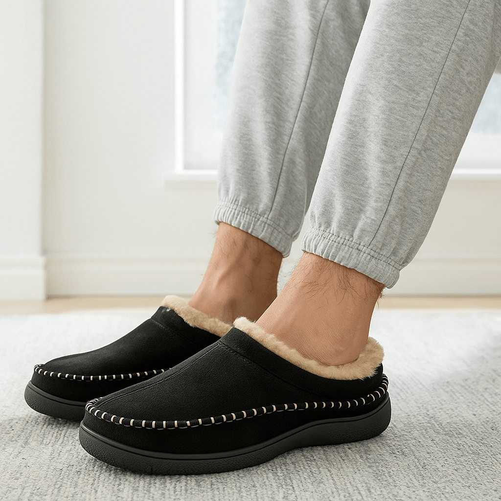 Zapatillas de casa para hombre efecto afelpado - Ervian