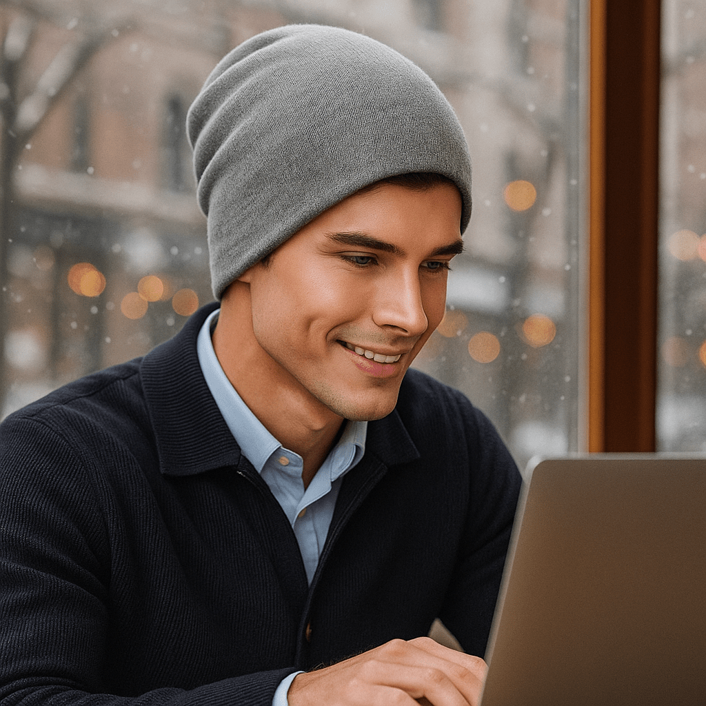 Gorro para hombre estilo relajado - Evrann