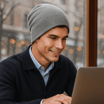 Gorro para hombre estilo relajado - Evrann