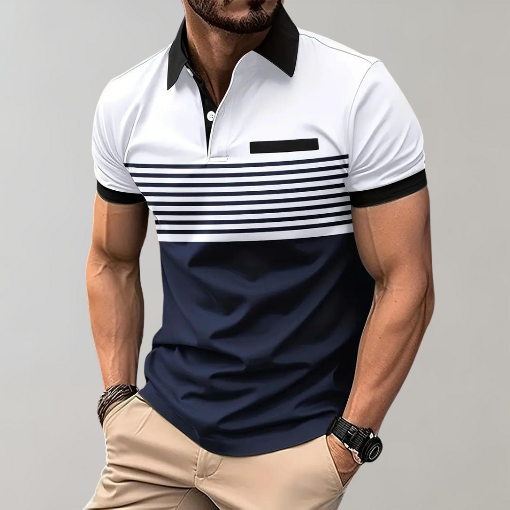 Maximilian - Polo suave para hombre moderno y cómodo