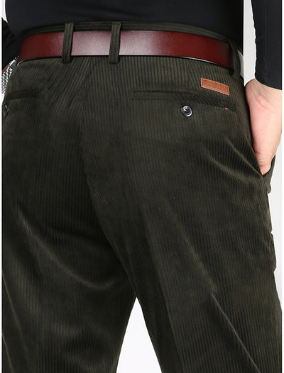 Markus - Pantalones de verano de pana a la moda con elegantes bolsillos