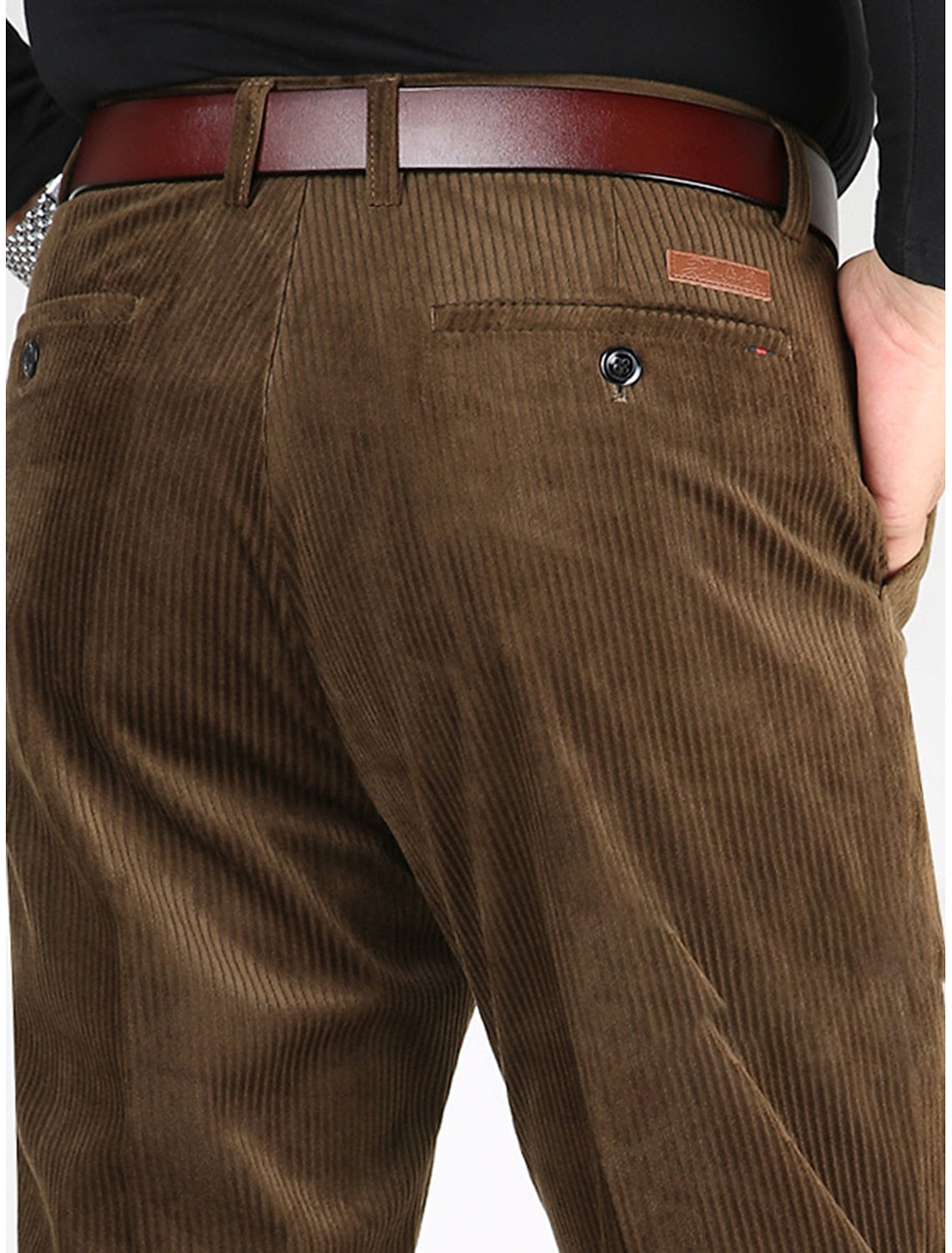 Markus - Pantalones de verano de pana a la moda con elegantes bolsillos