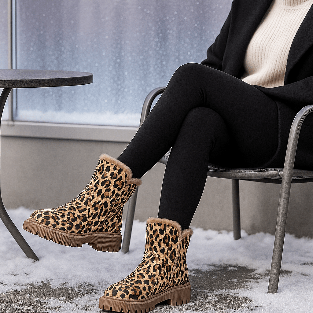 Botines para mujer de efecto estampado - Irvane