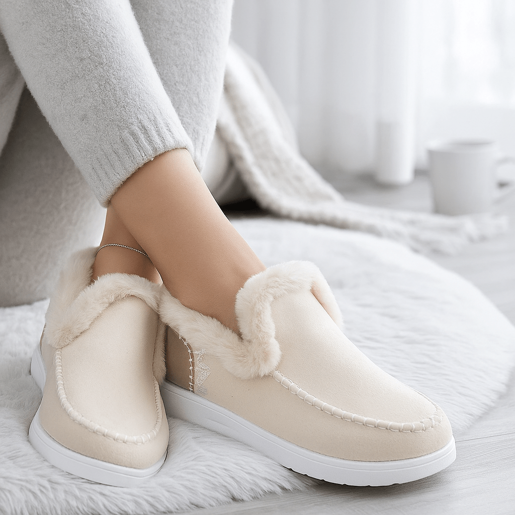 Pantuflas para mujer de efecto afelpado - Mery
