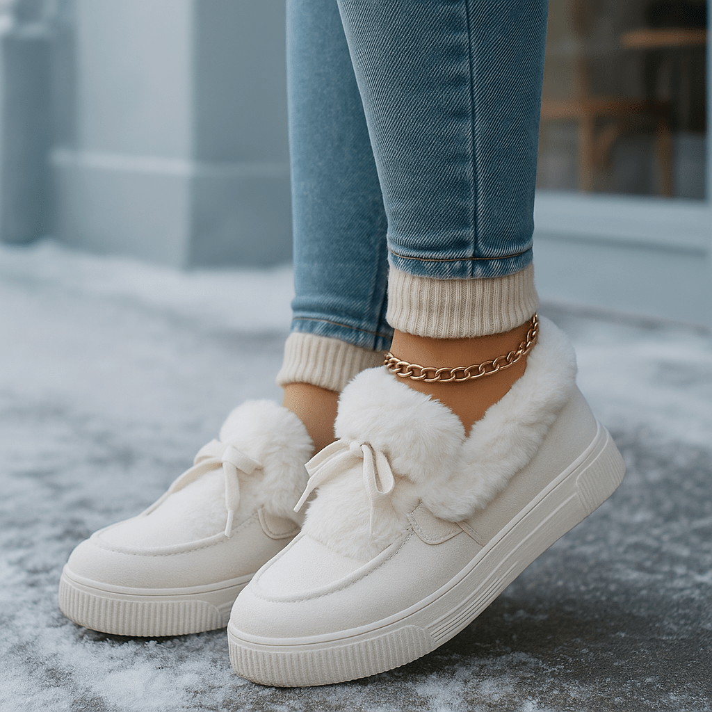 Mocasines para mujer de efecto afelpado - Esmira