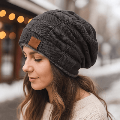 Neulottu Pipo Yves – Lämmin & Mukava Talvi - EmiyoSuomi - Lämpimät pipot