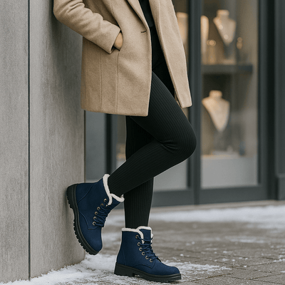 Botines para mujer de efecto afelpado - Lirenne