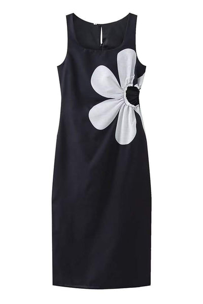 Ophelia - Vestido Midi con Estampado Floral