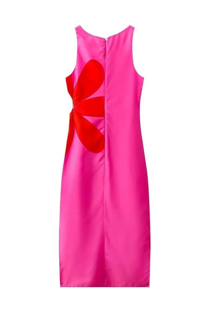 Ophelia - Vestido Midi con Estampado Floral