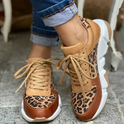 Eliana - Zapatillas de leopardo para mujer
