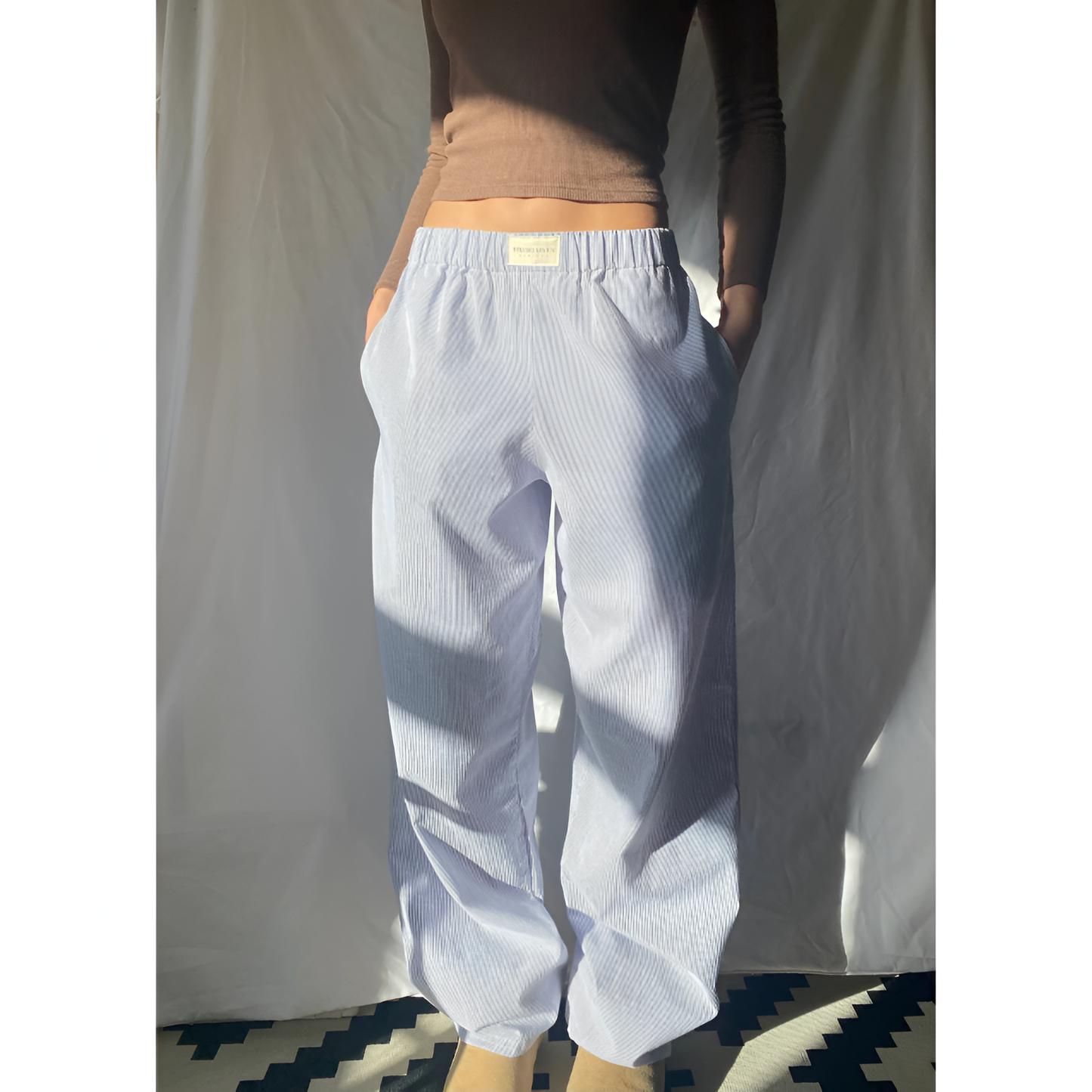 Veroa - Pantalones relax para mujer