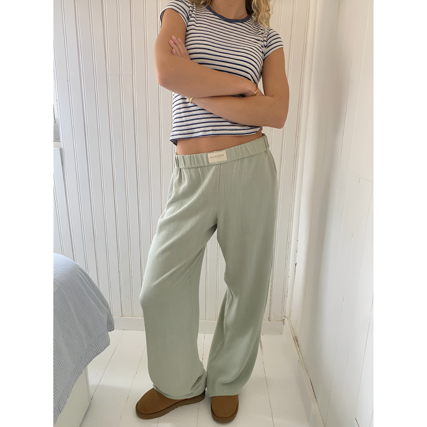 Veroa - Pantalones relax para mujer