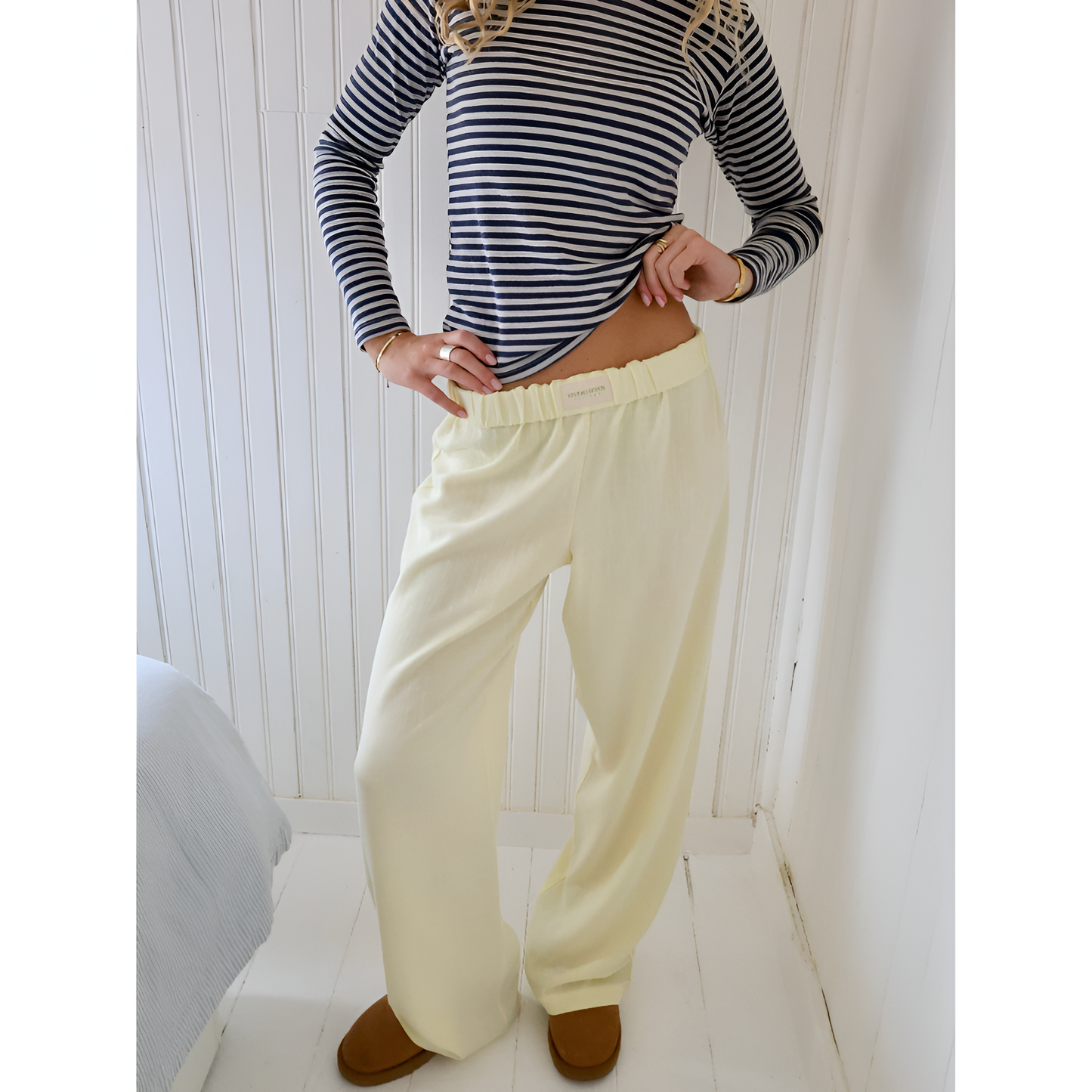 Veroa - Pantalones relax para mujer