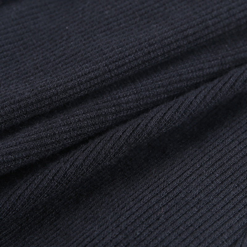 Elva - Jersey corto con cuello de pelo y botones