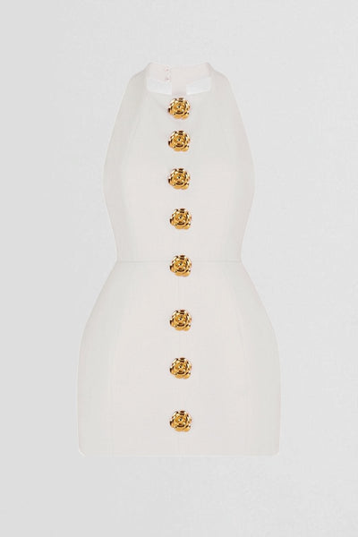 Rebecca - Vestido Mini Halter sin Espalda