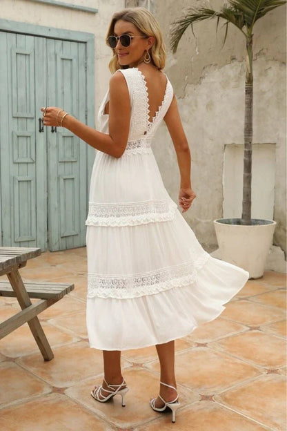 Vestido boho vaporoso