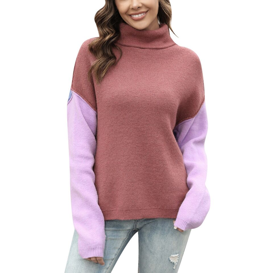 Jenna - Jersey de punto con estampado patchwork