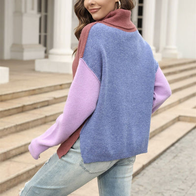 Jenna - Jersey de punto con estampado patchwork