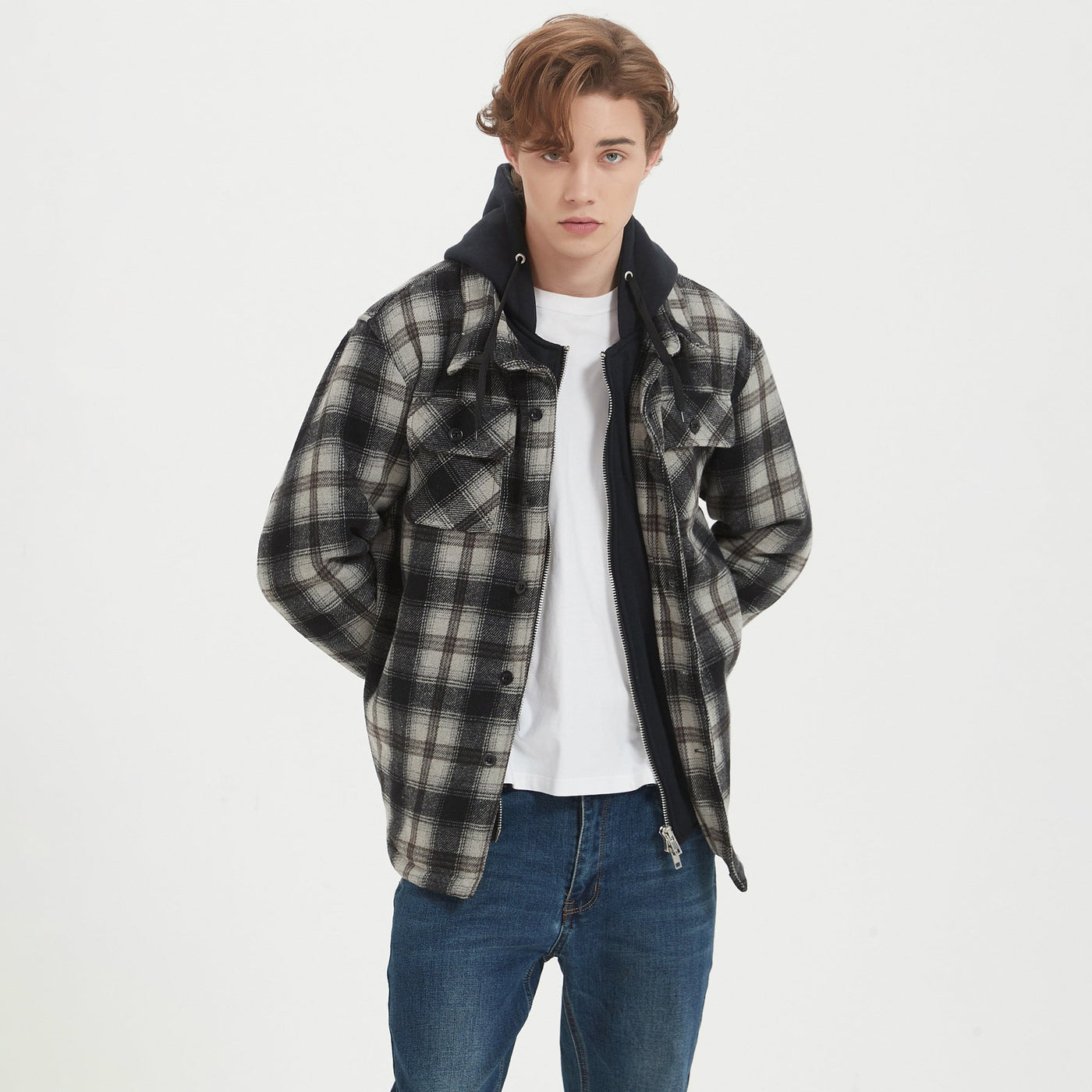 Chaqueta versátil con capucha - Jannik