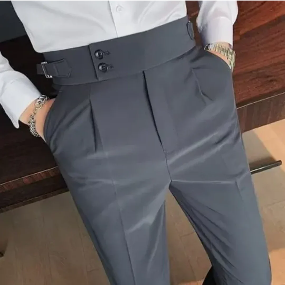 Silvio - Pantalones de vestir para hombre