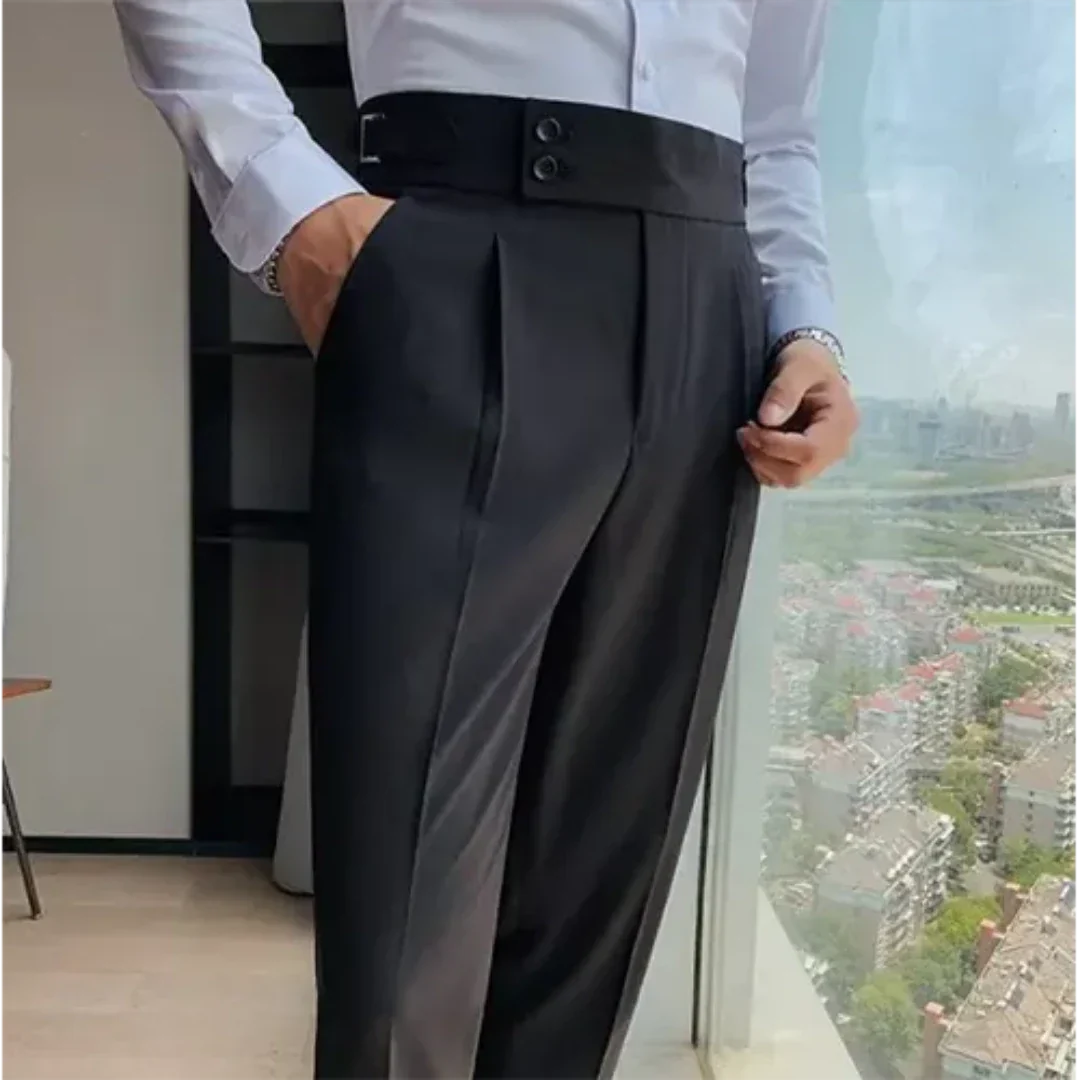 Silvio - Pantalones de vestir para hombre
