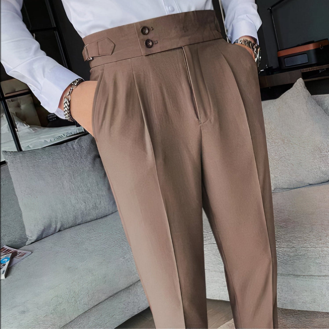 Silvio - Pantalones de vestir para hombre