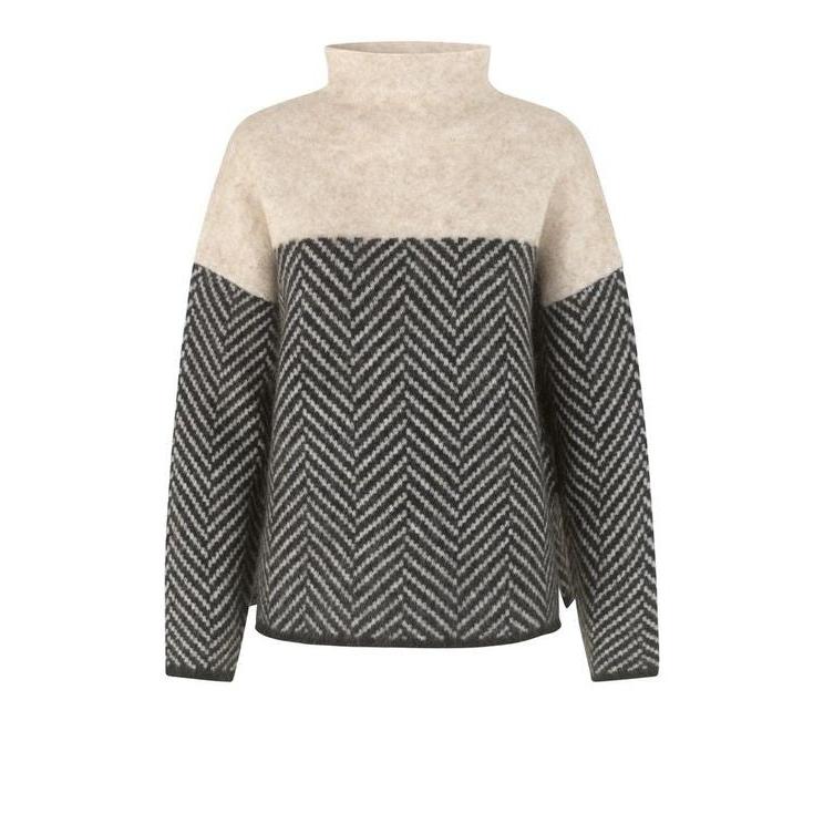 Amber - Jersey de lujo con cuello alto