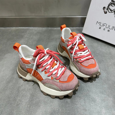 Calliope - Zapatillas casual Colorblock para mujer