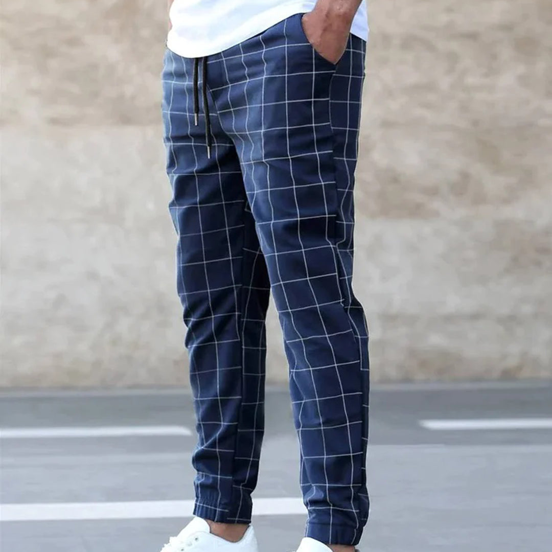 Civus - Pantalones de hombre elegantes y cómodos para el verano