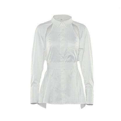 Daisy - Blusa con espalda anudada y detalles recortados
