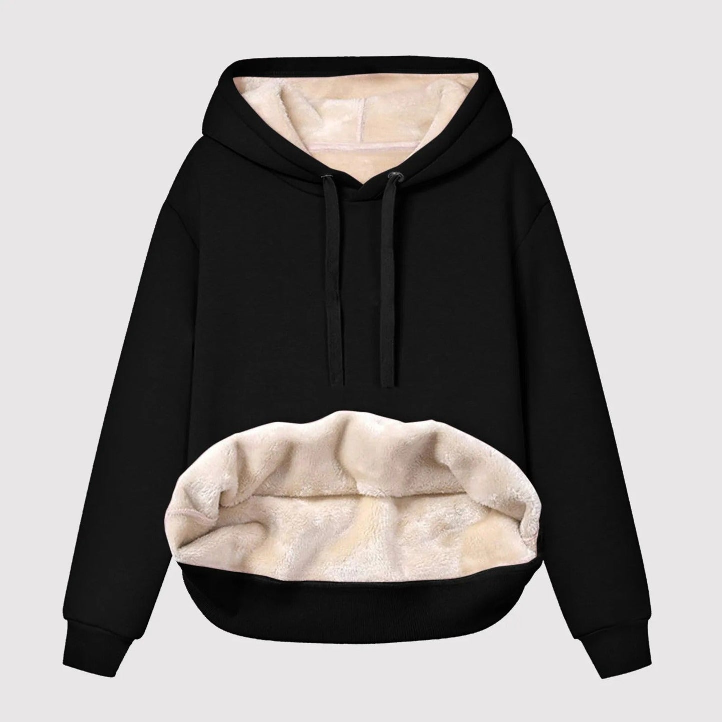 Anezka - Sudadera polar con capucha suave y cálida - Jersey - Mujer